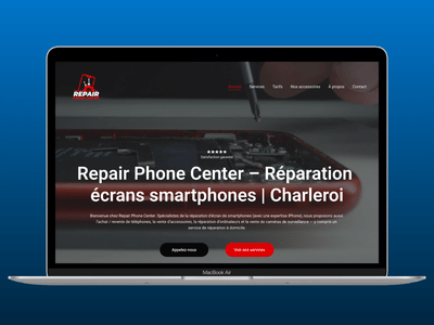Création de site internet Repair Phone Center - Website Creatie