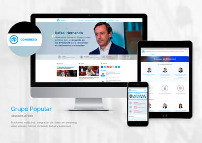 Plataforma Partido Político - Création de site internet