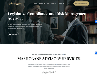 Mashobane Advisory Services - Référencement naturel