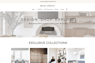 Beckiowens - Website Creation