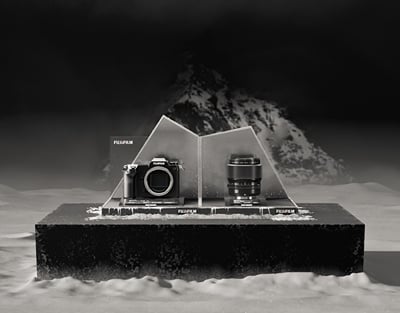 Fujifilm GFX – Countertop Display – Retail Design & 3D - 3D