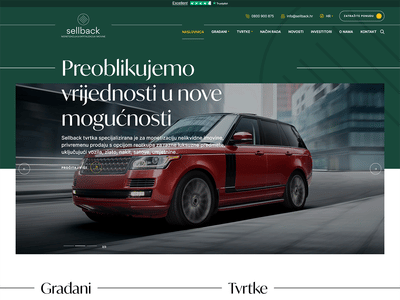 Sellback.hr - Création de site internet