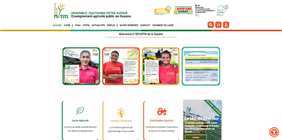EPLEFPA de Guyane - Creazione di siti web