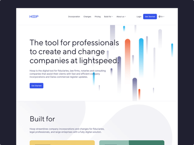 Hoop. L’innovazione per la tua azienda - Ergonomy (UX/UI)
