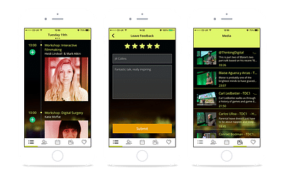 Thinking Digital Conference App - Event