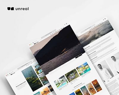 unreal Bali - Website Creatie