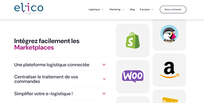 Elico Logistique - Création de site internet