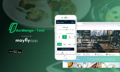 Application mobile avec sytème de réservation - Website Creatie