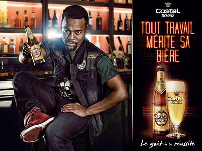 Campagne panafricaine  pour une la bière Castel - Publicidad
