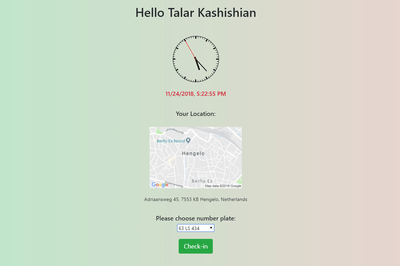Tracking  Application - Web Applicatie