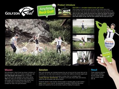 Anytime Realgolf - Publicité