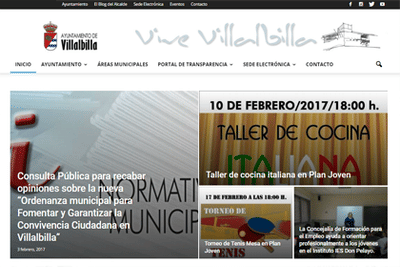 Web Ayuntamiento - Creación de Sitios Web