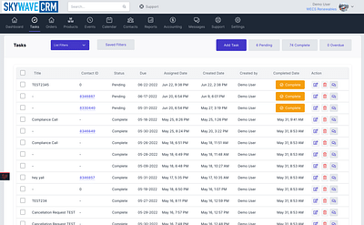 Skywave CRM - Développement de Logiciel