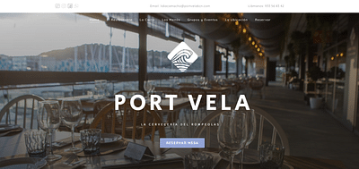 Port Vela | Web B2C - Estrategia de contenidos