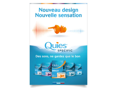 Campagne presse pour Quies Spécific® - Copywriting