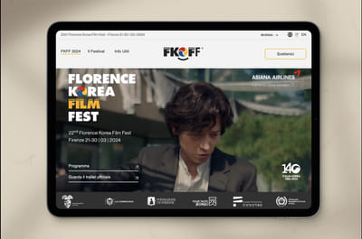 Florence Korea Film Fest Website - Website Creation