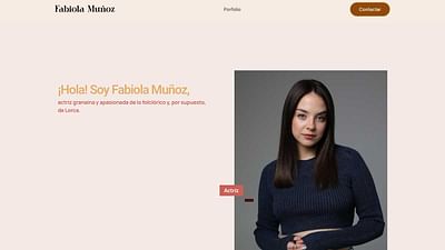 Desarrollo de porfolio web para actriz - SEO