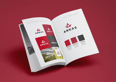 Ankas Farm Corporate Guideline, Brand Name, Logo - Textgestaltung