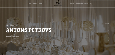 Event & Wedding Planner - Création de site internet