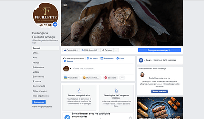 Social Media Management Boulangeries Feuillette - Social Media