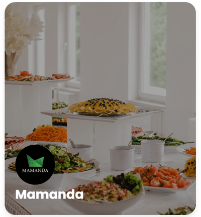 Website Development for Mamanda Catering Singapore - E-commerce