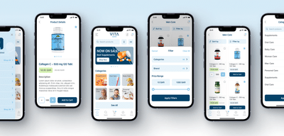 Vitacare – Elevating a Health-Tech Brand - Mobile App