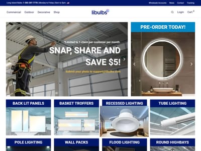 Libulbs Wholesale LED Store - E-commerce