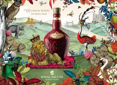 Royal Salute — A Palace, Folded Flat - Packaging