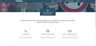 Simple company website redesign - Webseitengestaltung