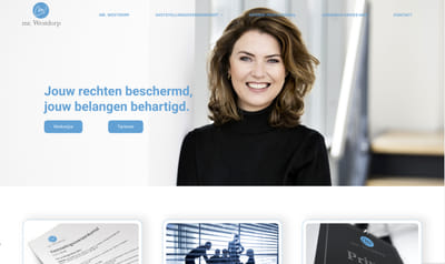 Website Mr Westdorp - Website Creatie