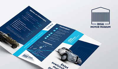 Digital branding for Riga Motor Museum - Graphic Design