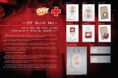 Blood bag - Advertising