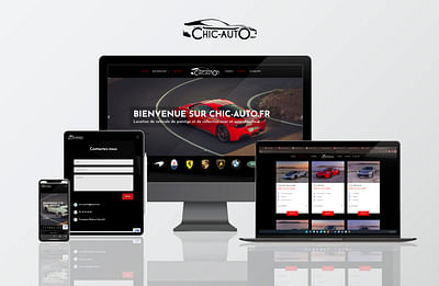 Création du site internet de Chic Auto - Webseitengestaltung