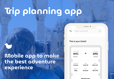 Trip planning app - Mobile App