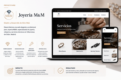 Joyeriamm - Desarrollo Web - Création de site internet