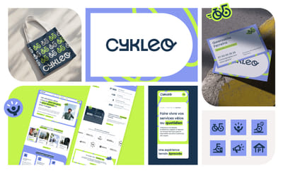 Branding et refonte site corporate pour Cykleo - Digital Strategy