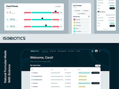 The Isobiotics is a comprehensive web portal - Application web
