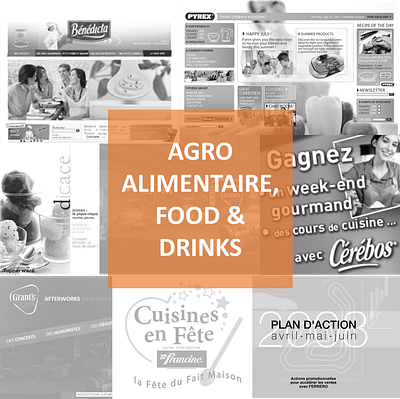 Agroalimentaire, food and drinks - Ontwerp