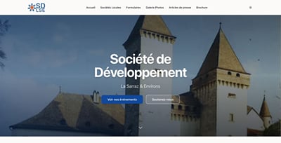 SDLSE : site internet - Creación de Sitios Web