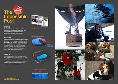 THE IMPOSSIBLE POST - Advertising