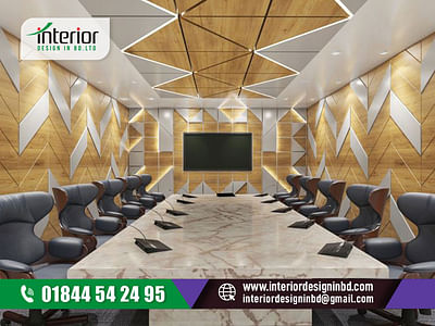 Conference room interior design in Banani. - Advertising