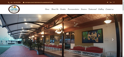 Elegant Greens Hotel & Resort - Website Creation