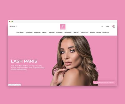 Lash Paris - Webdesign - E-commerce