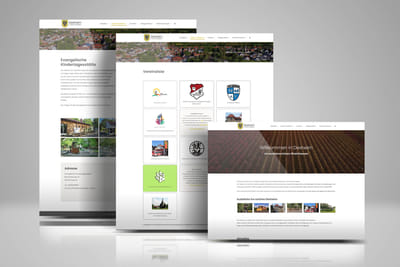 WordPress-Webseite für Ortsgemeinde - Création de site internet