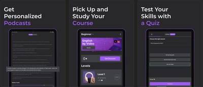 Learn English By Listening Mobile App - Software Development