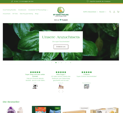 E-Commerce Onlineshop - Website Administration