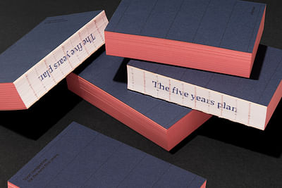 1826 days – The five years plan - Ontwerp