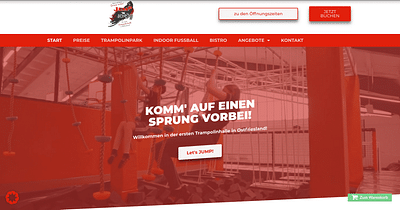 Sprung in die digitale Welt für grenzenlosen Spaß - Image de marque & branding
