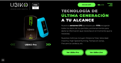 Ubiko Sports - Creación de Sitios Web
