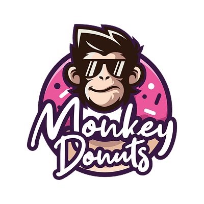 Corporate Identity für "Monkey Donuts" - Grafikdesign